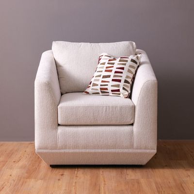 Stamford 1-Seater Fabric Sofa - Beige - With 2-Year Warranty