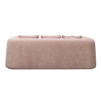 Jessie 4+3 Seater Fabric Sofa Set - Rose