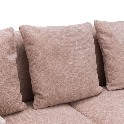 Jessie 4+3 Seater Fabric Sofa Set - Rose