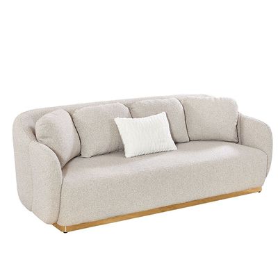 Ollena 3+2+1+1 Seater Fabric Sofa Set-Beige