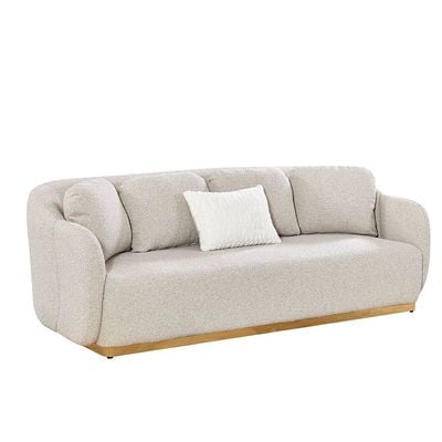 Ollena 3+2+1+1 Seater Fabric Sofa Set-Beige