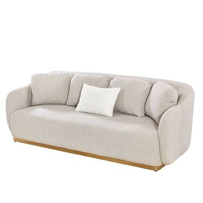 Ollena 3+2+1+1 Seater Fabric Sofa Set-Beige