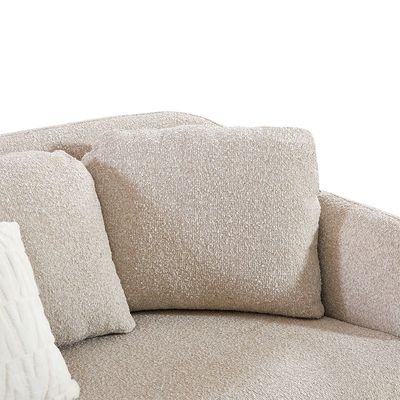 Ollena 3+2+1+1 Seater Fabric Sofa Set-Beige