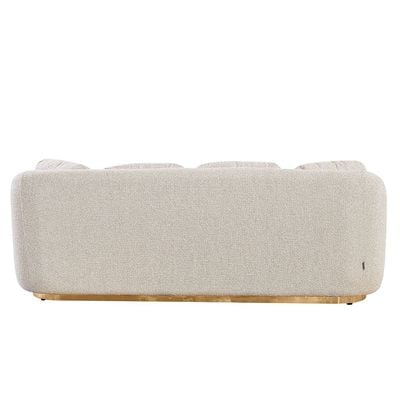 Ollena 3 Seater Fabric Sofa-Beige