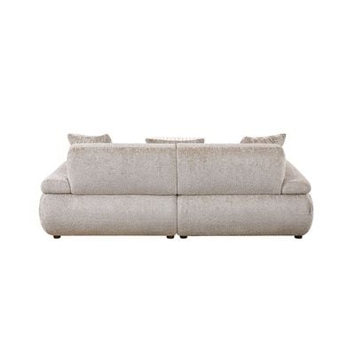 Valira 3 Seater Fabric Sofa -Beige