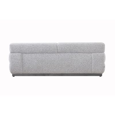 Alistar 4+3+3 Seater Fabric Sofa Set - Grey 