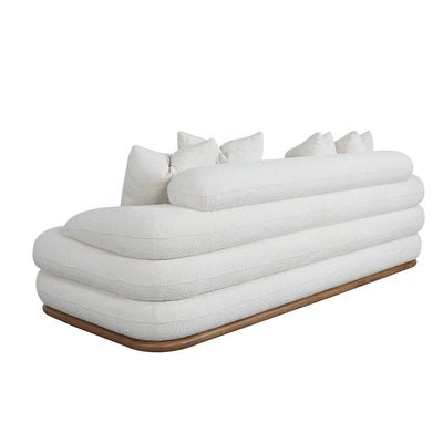 Genesis 3 Seater Fabric Sofa - Beige