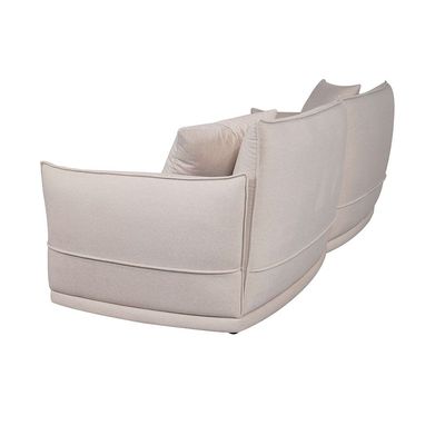 Baela 3 Seater Fabric Sofa - Beige