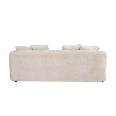 Belosie 4+3 Seater Fabric Sofa Set - Beige