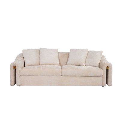 Belosie 4+3 Seater Fabric Sofa Set - Beige