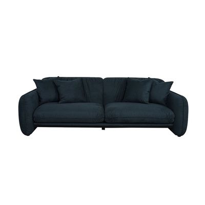 Edilbert 3-Seater Fabric Sofa - Teal Blue - With 2-Year Warranty