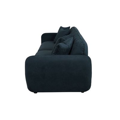 Edilbert 3-Seater Fabric Sofa - Teal Blue - With 2-Year Warranty