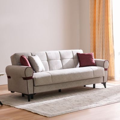 Dalin 3+2+1 Seater Fabric Sofa Set - Beige