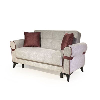 Dalin 3+2+1+1 Seater Fabric Sofa Set - Beige