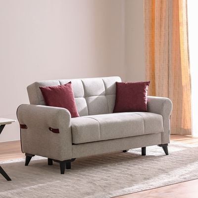 Dalin 2 Seater Fabric Sofa - Beige