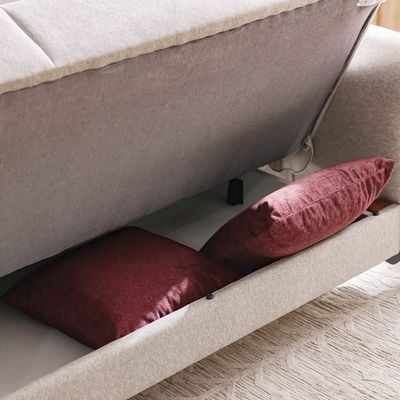 Dalin 2 Seater Fabric Sofa - Beige