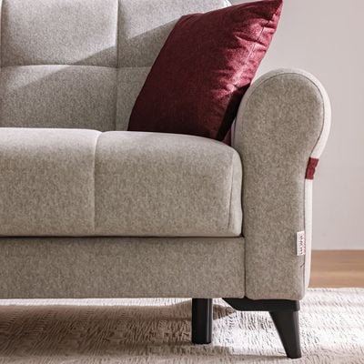 Dalin 2 Seater Fabric Sofa - Beige