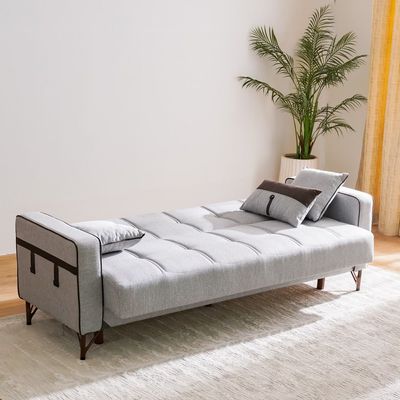 Havin 3-Seater Fabric Sofa - Light Grey - With 2-Year Warranty