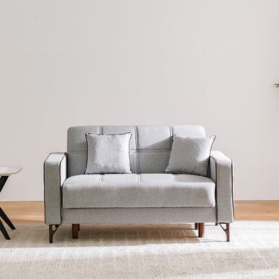 Havin 2-Seater Fabric Sofa - Light Grey - With 2-Year Warranty