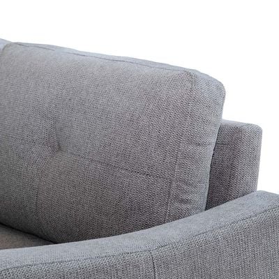 Supreme 3+2+1 Seater Fabric Sofa Set - Grey