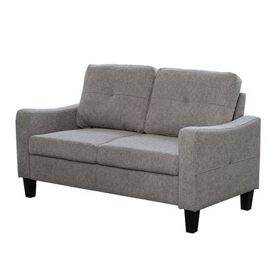 Supreme 3+2+1 Seater Fabric Sofa Set - Grey