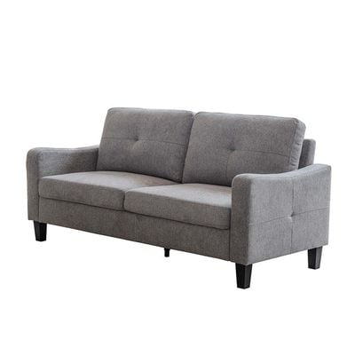 Supreme 3+2+1 Seater Fabric Sofa Set - Grey