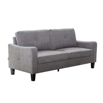 Supreme 3+2+1 Seater Fabric Sofa Set - Grey