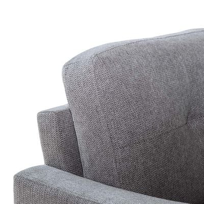 Supreme 3+2+1 Seater Fabric Sofa Set - Grey