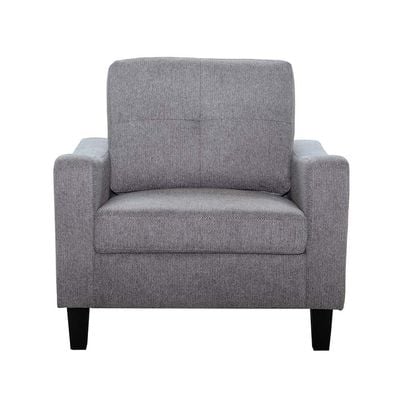 Supreme 3+2+1 Seater Fabric Sofa Set - Grey