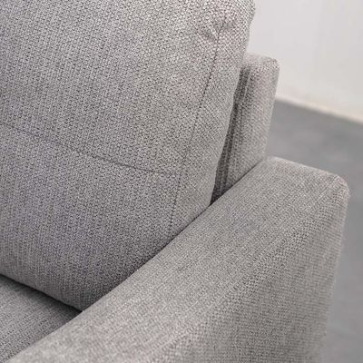 Supreme 3-Seater Fabric Sofa - Grey - With 2-Year Warranty