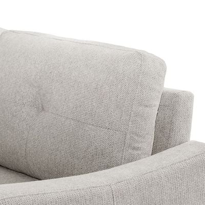 Supreme 3+2+1 Seater Fabric Sofa Set - Cream