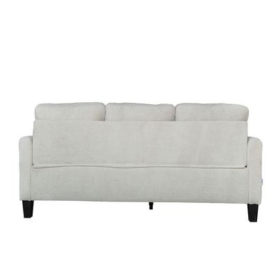 Gamorah 3-Seater Fabric Sofa - Beige - With 2-Year Warranty