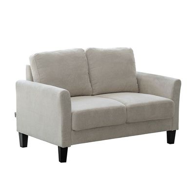 Gamorah 2-Seater Fabric Sofa - Beige - With 2-Year Warranty