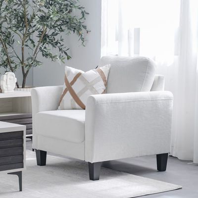 Gamorah 3+2+1 Seater Fabric Sofa Set - Cream