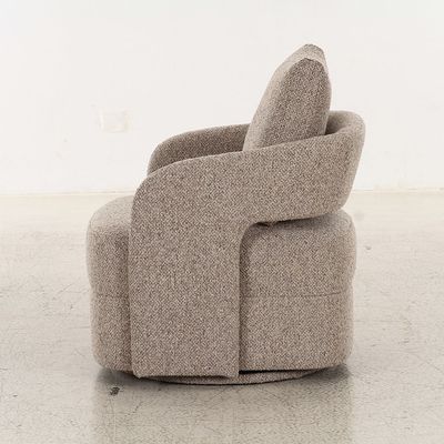 Raylee Fabric Arm Chair-Brown