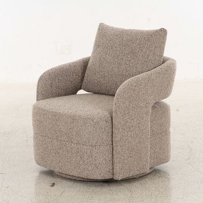 Raylee Fabric Arm Chair-Brown