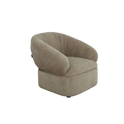 Iyesha 1 Seater Fabric Sofa -  Beige / Champagne