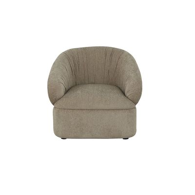 Iyesha 1 Seater Fabric Sofa -  Beige / Champagne