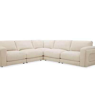 Autumn Sectional Fabric Corner Sofa - Beige