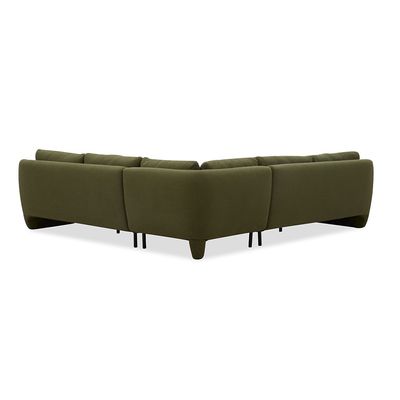 Summer Sectional Fabric Corner Sofa - Summer Green