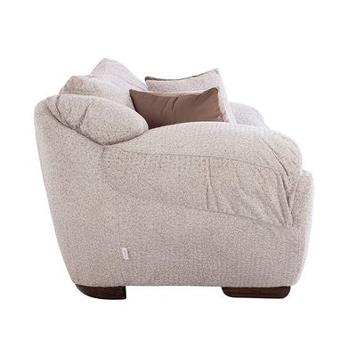 Ashlan 3 Seater Fabric Sofa - Spring Grey