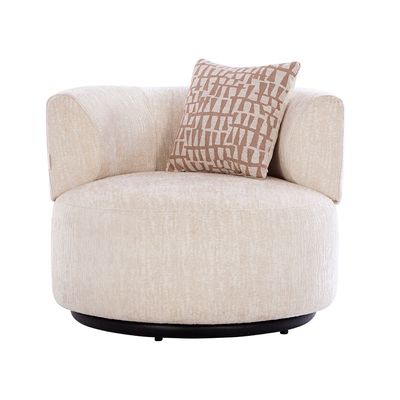 Leeds 3+1+1 Seater Fabric Sofa Set - Light Ivory