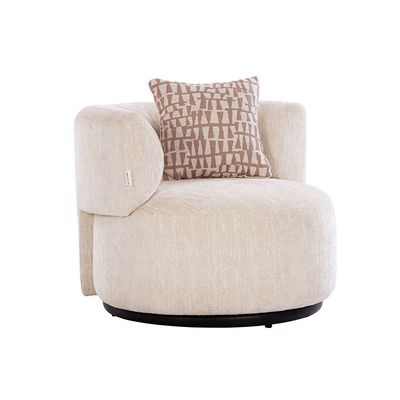 Leeds 3+1+1 Seater Fabric Sofa Set - Light Ivory