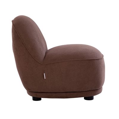 Wrenna 1 Seater Fabric Chair - Brown