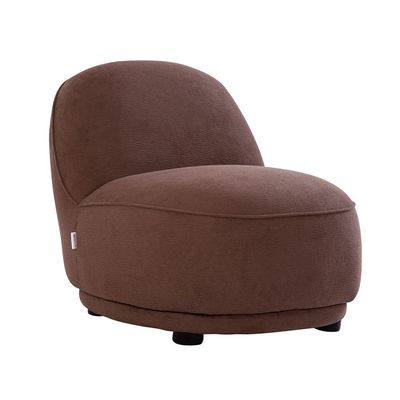 Wrenna 1 Seater Fabric Chair - Brown