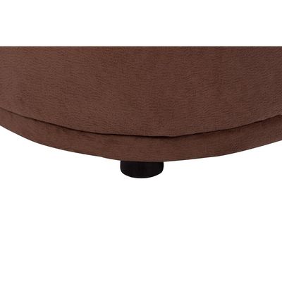 Wrenna 1 Seater Fabric Chair - Brown