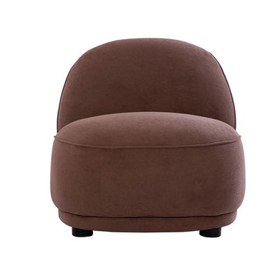 Wrenna 1 Seater Fabric Chair - Brown