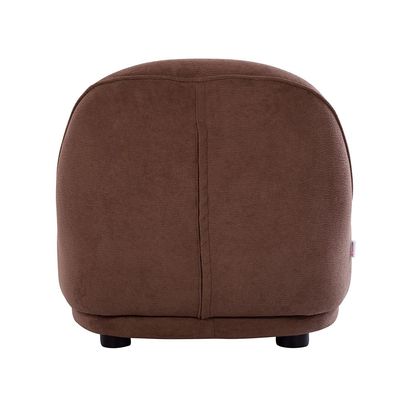 Wrenna 1 Seater Fabric Chair - Brown