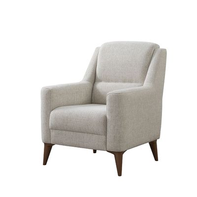 Bern Fabric Arm Chair - Cream