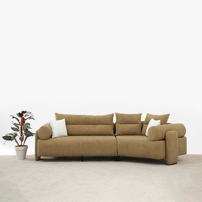 Tokyo Corner Fabric Sofa - Brown